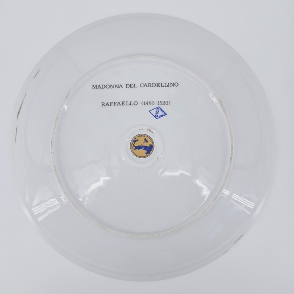Madonna Del Cardellino & Madonna Della Seggliola 13" Decorative Plates - Italy - Picture 4 of 8